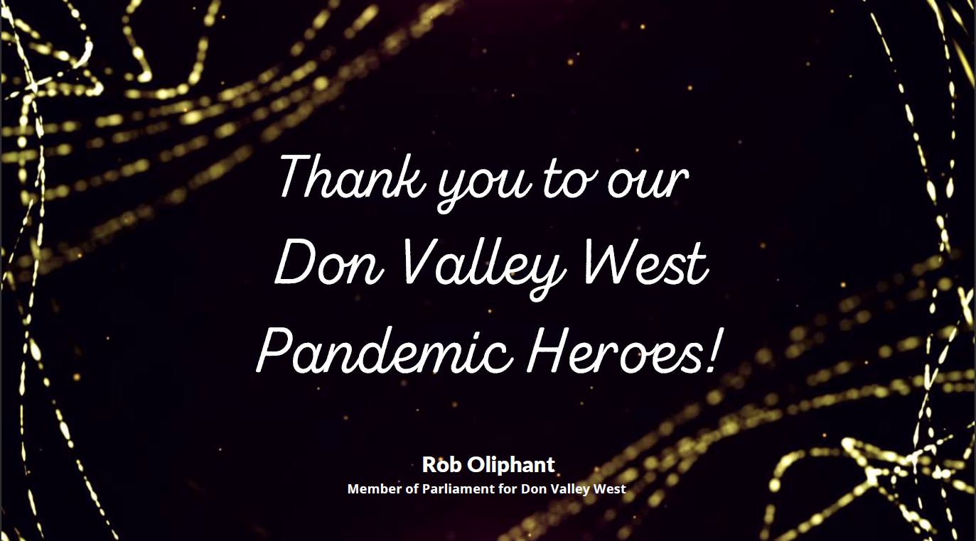 Don Valley West Pandemic Heroes